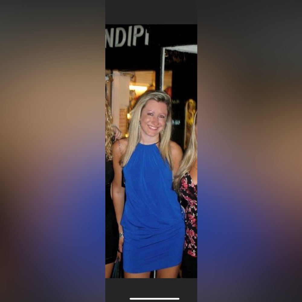 Cache blue mini dress